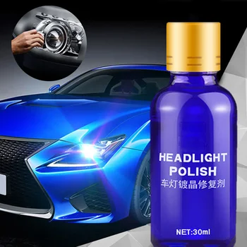 

Vehemo Liquid Maintenance Headlight Restoration Kit Cars Car Repair Polish Durable Headlight Polishing Fluid Lighting