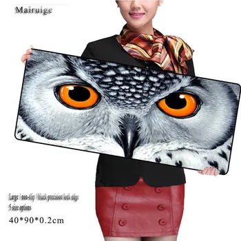 

Mairuige Store Night Owlsa DIY Custom Rubber Mousepad 900*400mm 3D Cool Gaming Mouse Pad Mat Laptop Keyboard Mat XL Mouse Pads