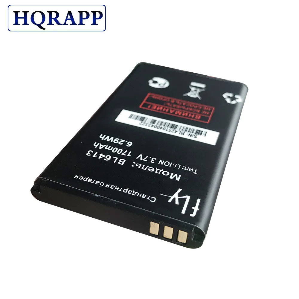 

1700mAh BL6413 battery for FLY bl6413 ds116 DS116+ mobile phone