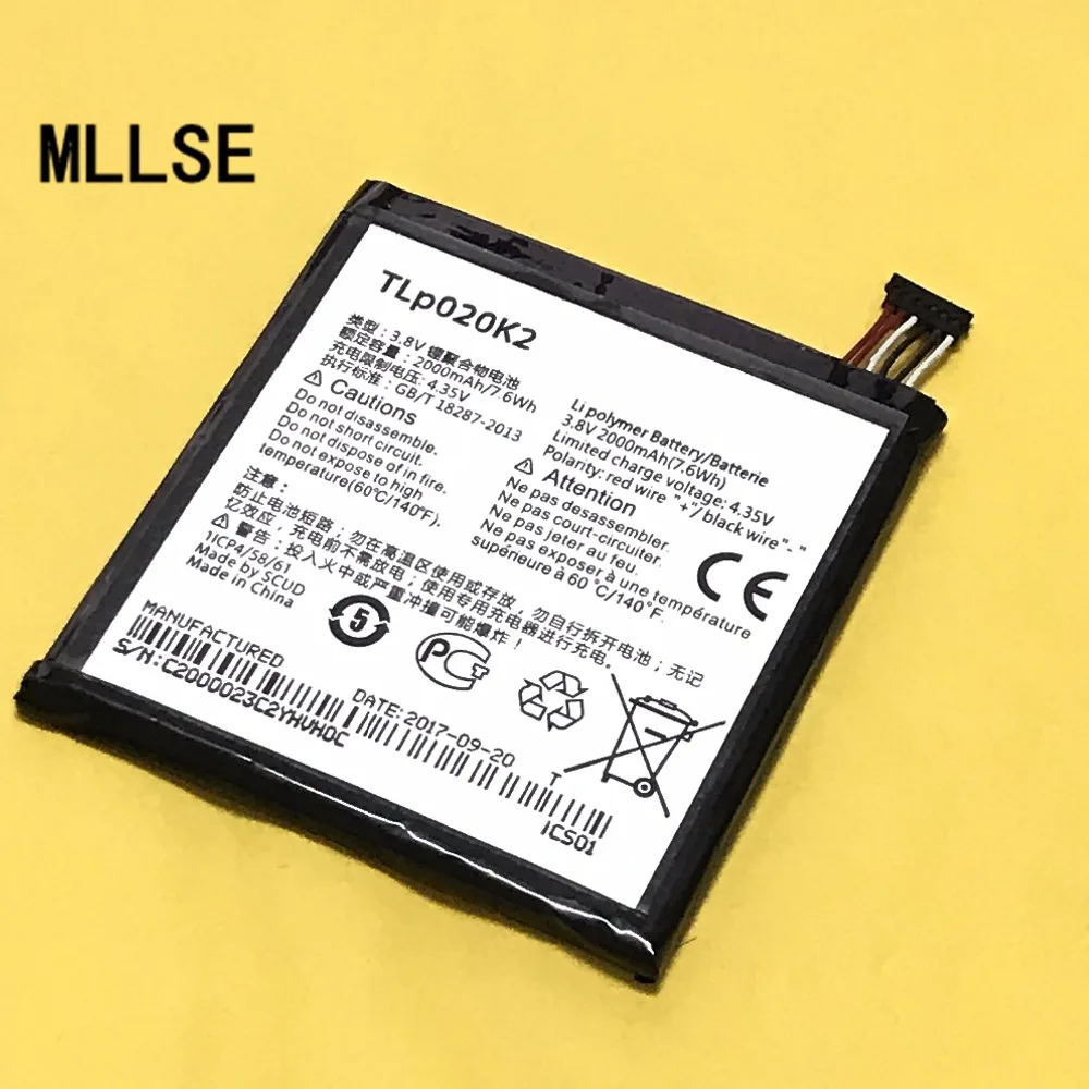 Аккумулятор MLLSE TLp020K2 для Alcatel 6039 One Touch Idol 3 (4 7) TLp020K1 мобильный телефон | Мобильные