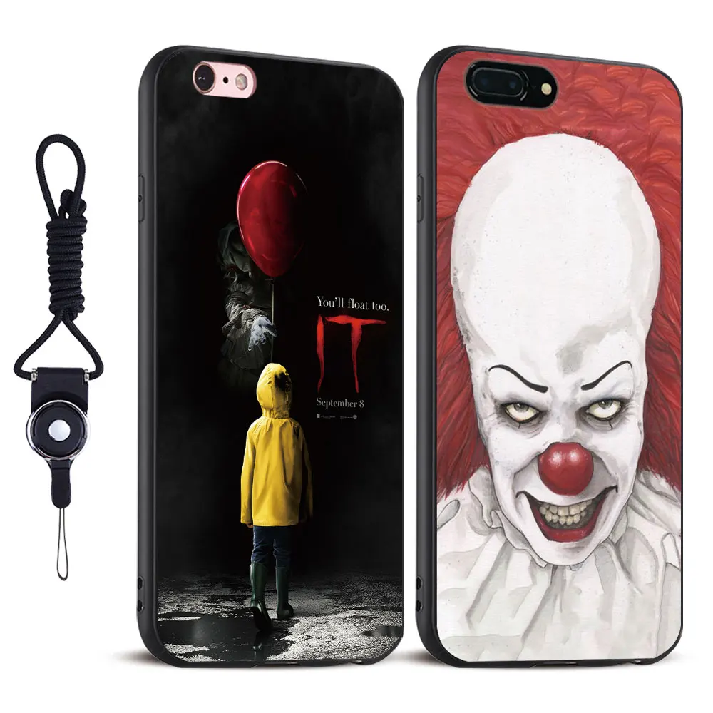 

It 2017 horror film Coque Hang Rope TPU Soft Silicone Mobile Cell Phone Case Shell For Apple iPhone 5 SE 5S 6 6S Plus 7 7Plus