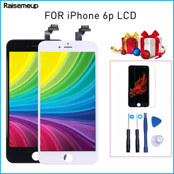

2019 New Arrival AAA Quality Complete LCD for iphone 6 plus Screen Display Replacement With Tempered glass +Tool kit Free ship