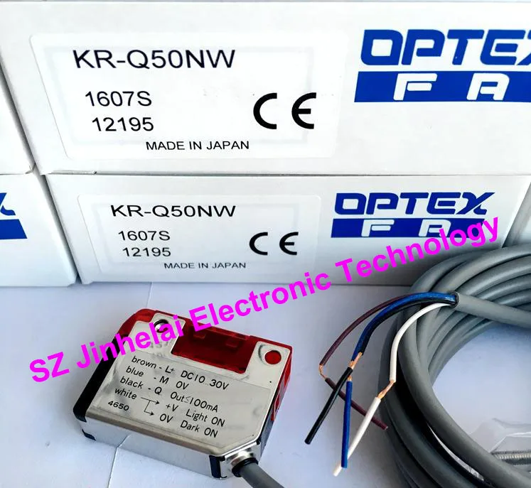 

New and original KR-Q50NW OPTEX PHOTOELECTRIC SWITCH NPN