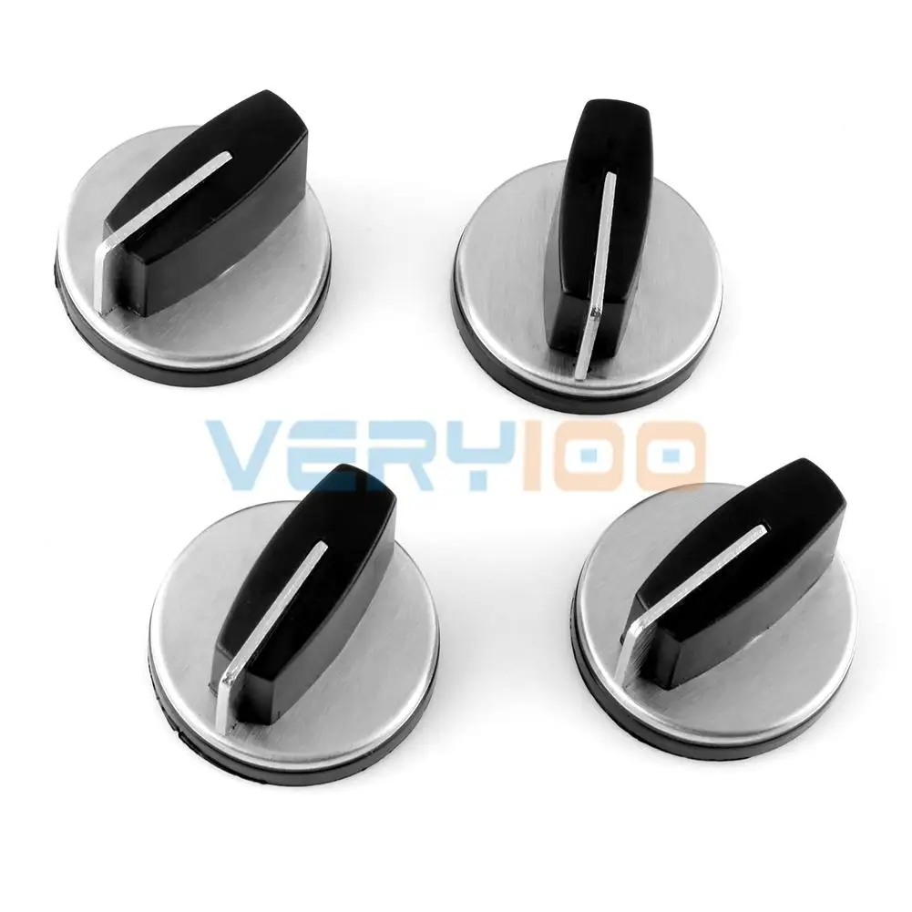 NEW 4pcs Kitchen Gas Stove Cooker Oven Control Rotary Switch Knobs