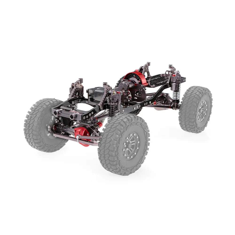 1/10 RC автомобильный комплект рамы CNC алюминиевый для осевого SCX10 RC Гусеничный альпинистский Автомобиль DIY