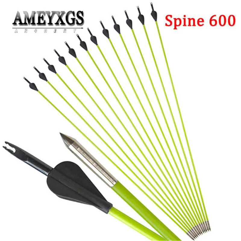 

10/20pcs 31.5inch Fiberglass Arrow OD 5mm Spine 600 Fiber Glass Arrows Shaft For Shooting Archery Training Hunting Accessories