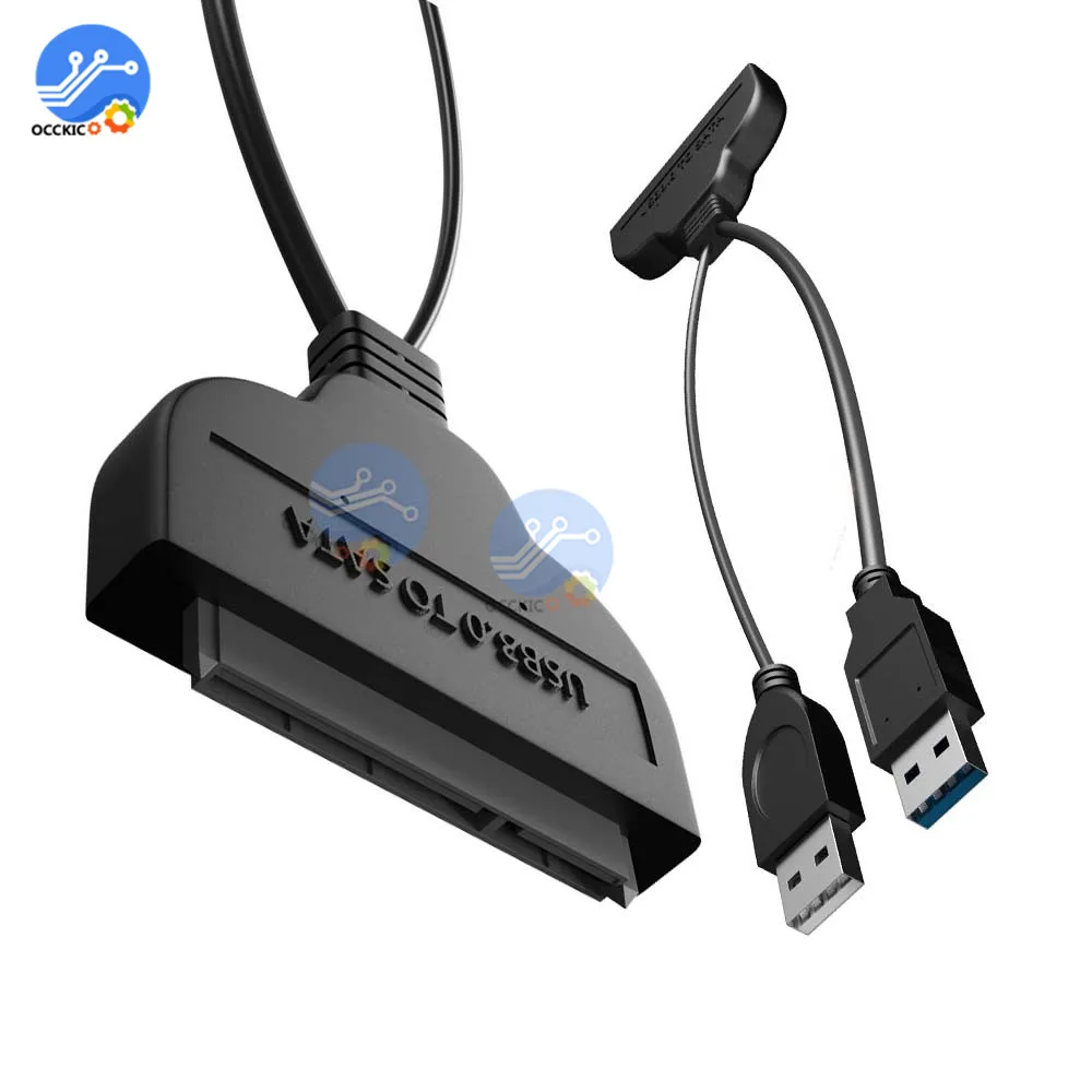 USB 3 0/USB 2 0 для SATA 22 Pin кабель передачи данных провод адаптер до 5 Гбит/с Поддержка