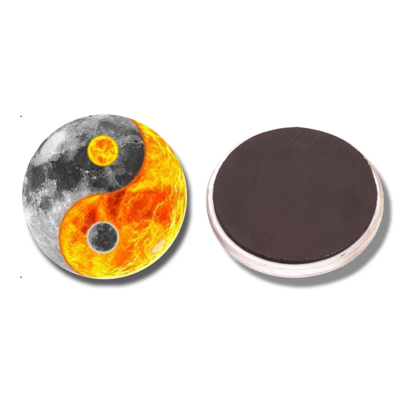 Buy Ying Yang Moon Symbol 30 MM Fridge Ying