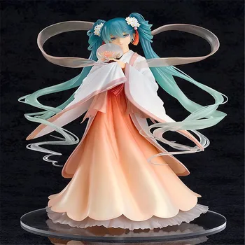 

22cm Hatsune Miku Mid-autumn Action Figure PVC New Collection figures toys brinquedos Collection