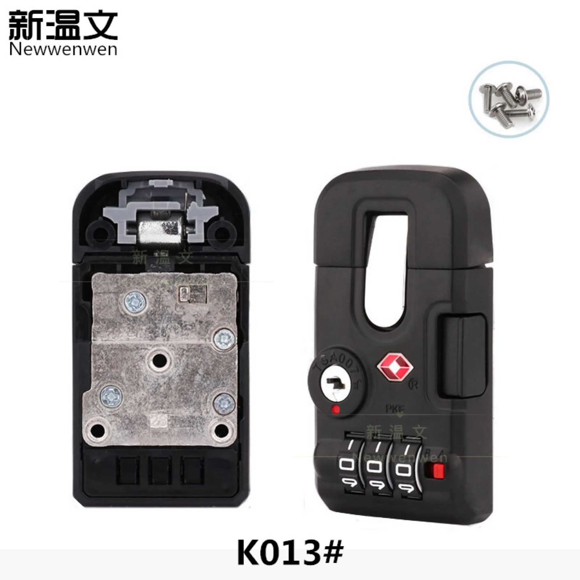 

Replacement Aluminum frame TSA Lock Luggage Suitcase Travel Code Lock K013#