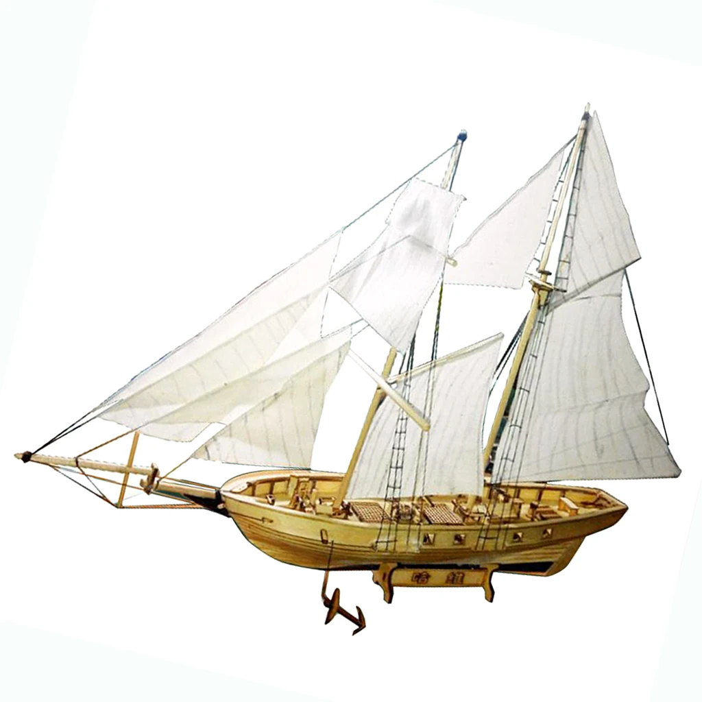 Hobby Model Ships - Harvey Sailboat 15" Built Wooden Boat Unassembled | Игрушки и хобби