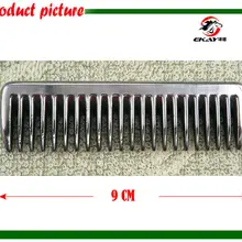Алюминиевый гребень для лошади, ручная полировка, блестящая поверхность. никогда не ржавеет Лошадь продукт(CB9053