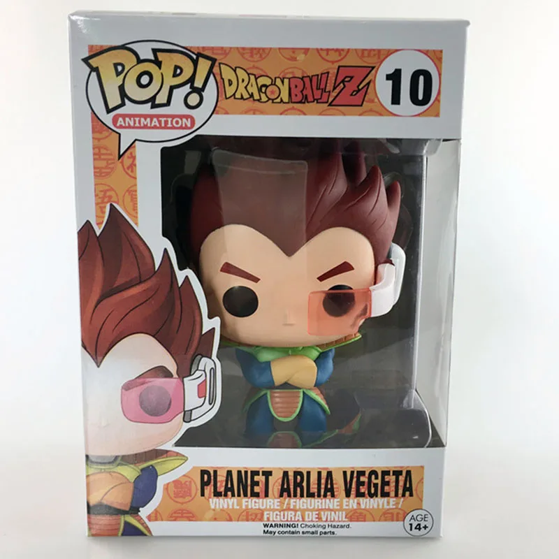 FUNKO POP Dragon Ball Z планета Arlia Вегета эксклюзивный виниловые куклы, игровые фигурки, кот, игрушечные фигурки из мультфильма для детей;#10