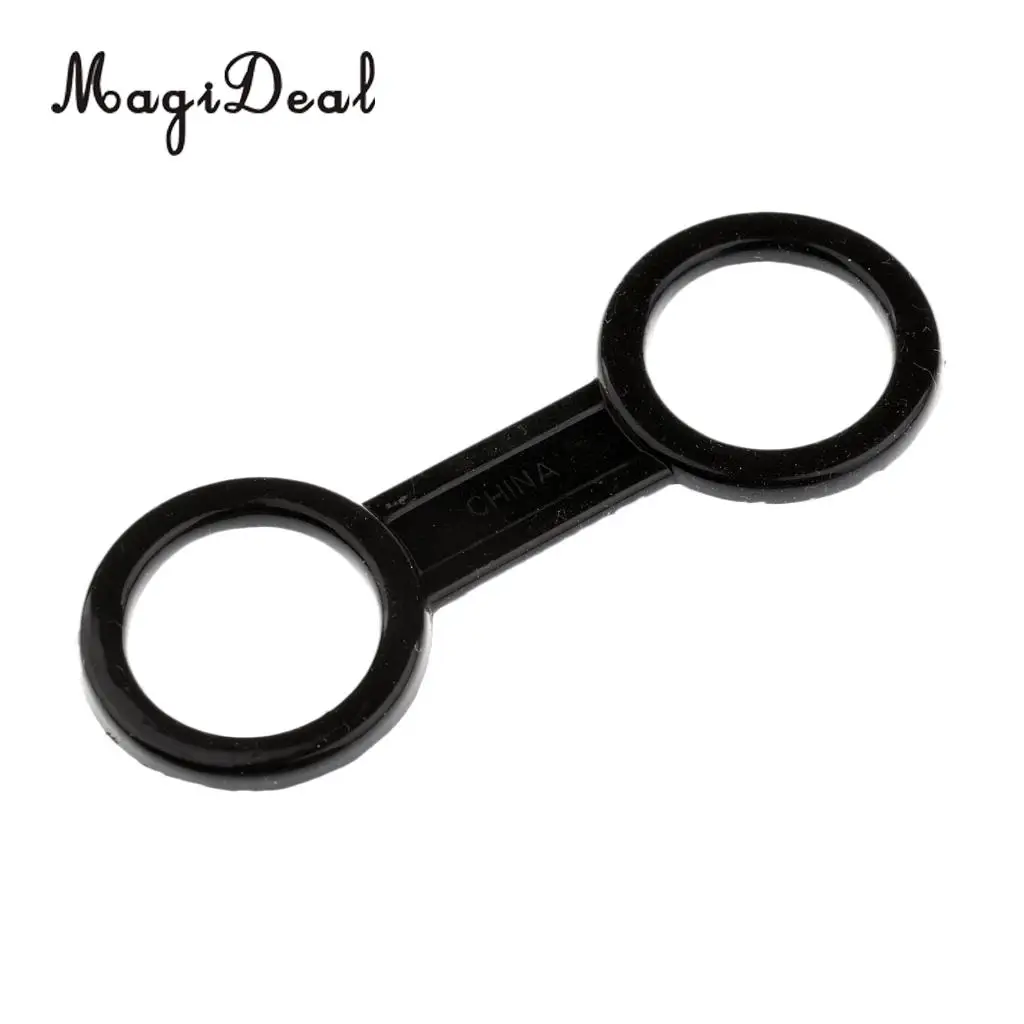 MagiDeal Hot 1Pc Scuba Diving Dive Silicone Snorkel Mask Strap Keeper Clip Holder Retainer Snorkeling Gear Equipment Acce Black
