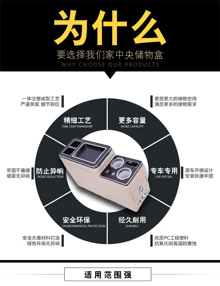 Для SUZUKI-Solio [2011-] ряд передних перил коробка набор общий бизнес подлокотник центральный магазин бизнес автомобиль