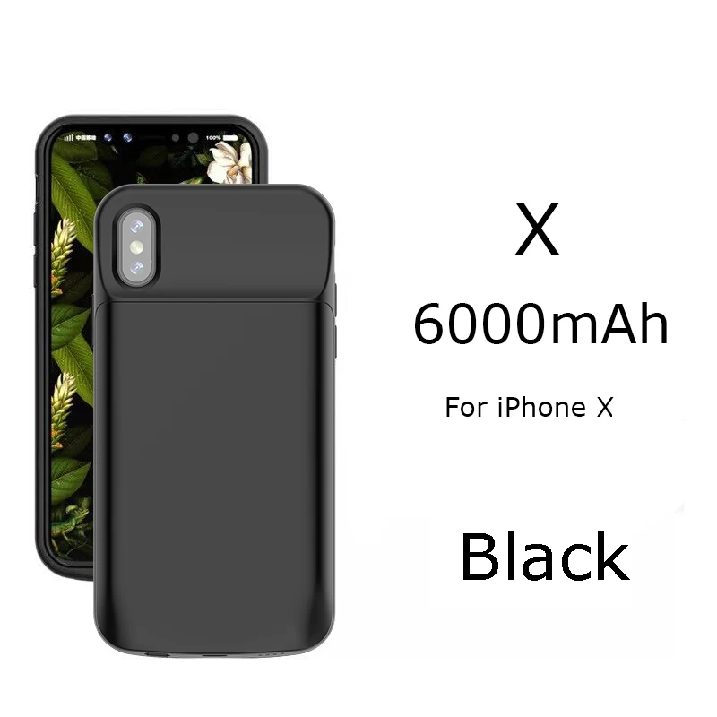 6000mAh X  Black