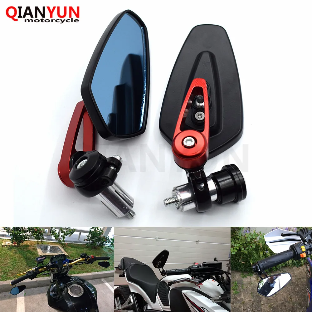 

Universal 7/8"" 22mm handle bar motorcycle bar end mirror Motorcycle Mirror For TRIUMPH TIGER 1050 07-12/TIGER 800/XC 11-12