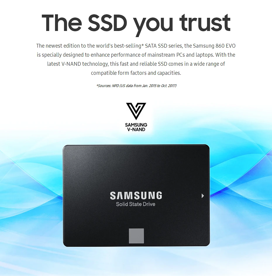 Samsung 860 EVO SSD 250 ГБ 500 ГБ 1 ТБ Внутренний твердотельный диск HDD жесткий диск SATA3 2,5 дюймов ноутбук Настольный ПК диск HD SSD