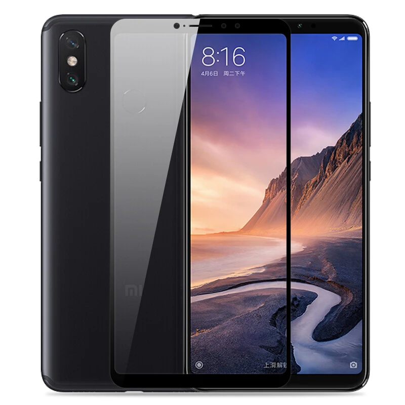 Mi max 3 стекло для Xiaomi mi Закаленное пленка MOFI Полное покрытие защита экрана 2.5D
