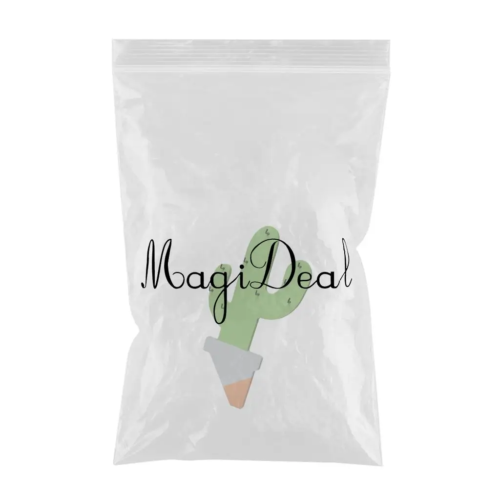 Green Cactus Wall/Door Bath Hook Clothes Coat Bag Towels Hanger Holder Office Hook Hanging Keys