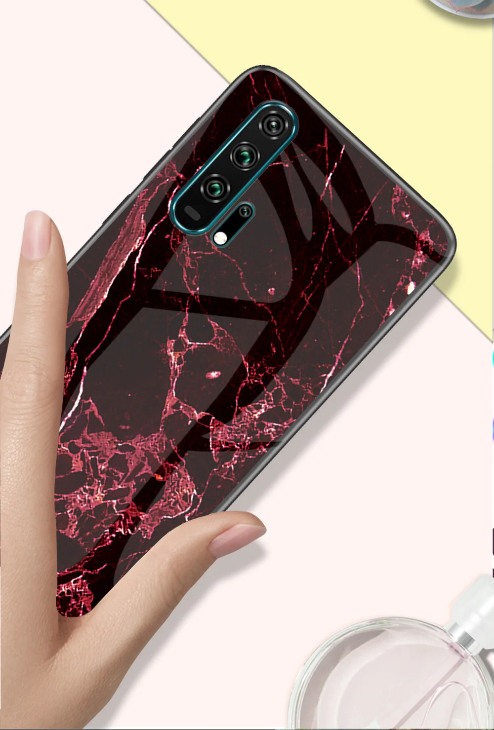 Phone Case for Huawei Honor 20 Pro Case Honor 20S 20 s Cover Marble Tempered Glass Cases for Huawei Honor 20s European version