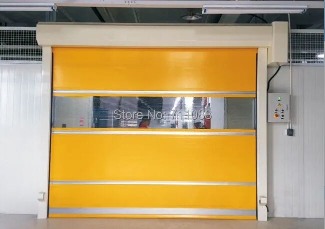 Beste (Negitiatable prijs) Aangepaste automatische hoge snelheid roldeur motor en controller, rapid fast industri euml;le deur