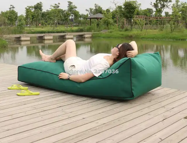 Us 68 0 Long Beach Bean Bag Chair Waterproof Beanbag Sofa Seat Outdoor Comfortable Lounger Cover Only In Garden Sofas From Furniture On Us 68 0 Long Beach Bean Bag Chair Waterproof Beanbag Sofa Seat Outdoor Comfortable Lounger Cover Only In Garden Sofas From Furniture On