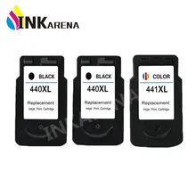 3 шт. совместимый для canon 440 441 картридж pg440 cl441 для canon pixma mg3540 mg2240 mg4140 mg4240 mg3140 mg3240 принтера