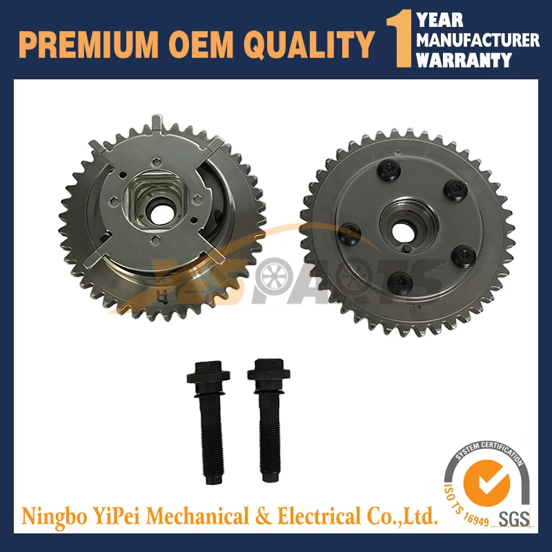  2PCS For Ford Camshaft Phaser Variable Timing Cam Gear 3R2Z-6A257-DA 3L3E6C524FA