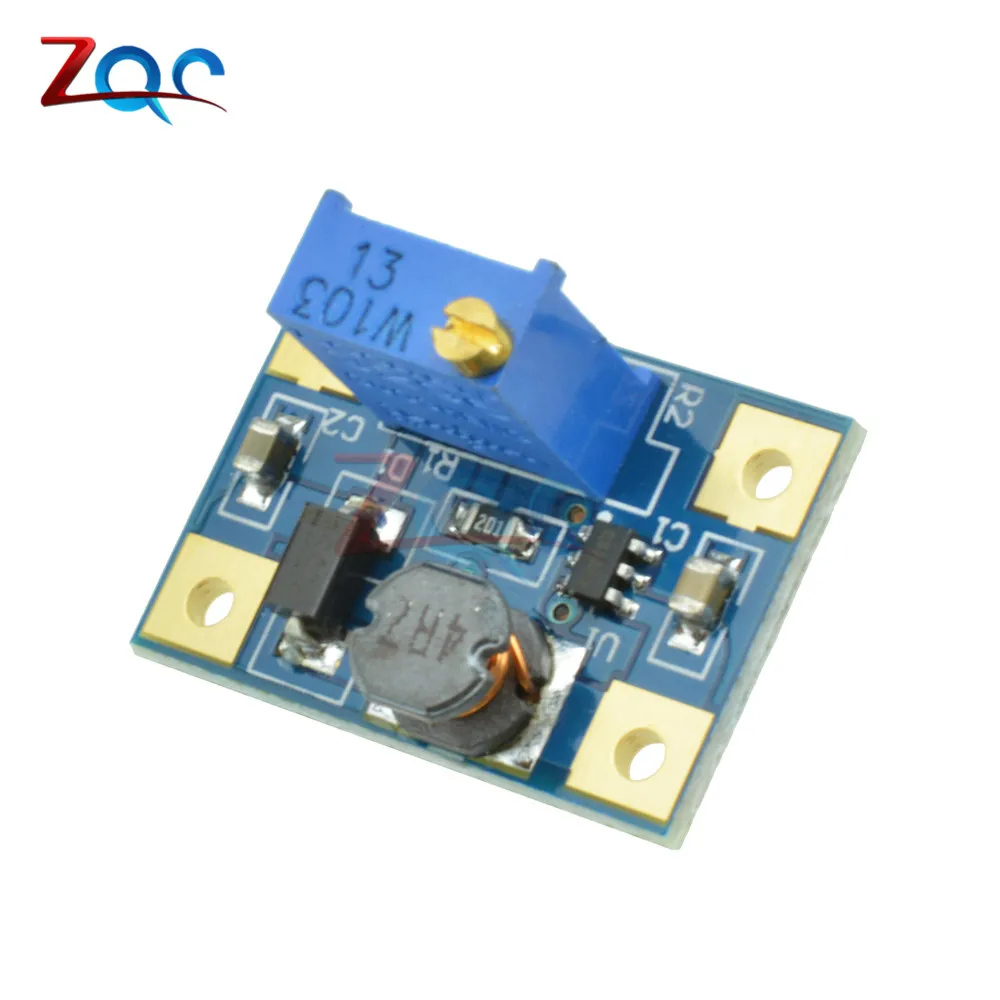 

DC-DC 2-24V to 2-28V 2A SX1308 Step Up Adjustable Power Module Step Up Boost Converter Module