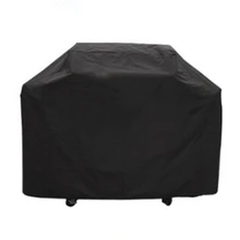 Outdoor Camping Black Waterproof Bbq Cover Outdoor Rain Barbecue Grill Protector For Gas Charcoal Electric Barbeque Grill