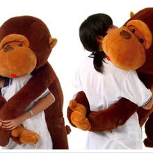 Очень большой 130 см прекрасная плюшевая обезьянка игрушка обезьяна с длинными руками, подушка на день рождения подарок Рождественский подарок w6202