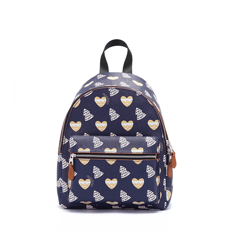 

2019 Autumn And Winter Models Tide Korean Wild Shoulder Bag Fashion Printed Travel Bag Student Backpack Printed PU Women Bags