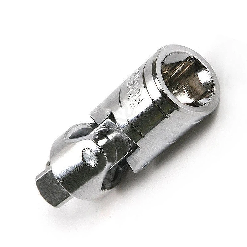 360 Degree Rotary Head Ratchet Wrench Socket Adapter Extension Bar Universal Joint Set 1/4" 3/8" 1/2" Durable
