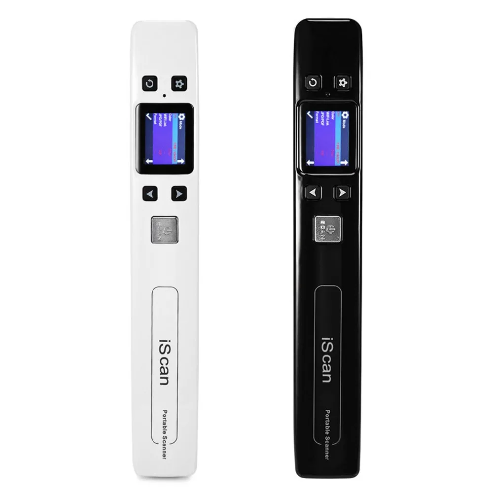  Portable Scanner iScan 900DPI 1050DBI Format Document Image A4 Book Scanner LCD Display JPG/PDF USB