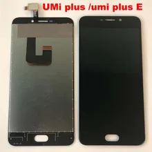 5,5 дюймов Umi plus E ЖК-дисплей+ сенсорный экран протестированный дигитайзер стеклянная панель Замена для Umidigi plus 1920x1080