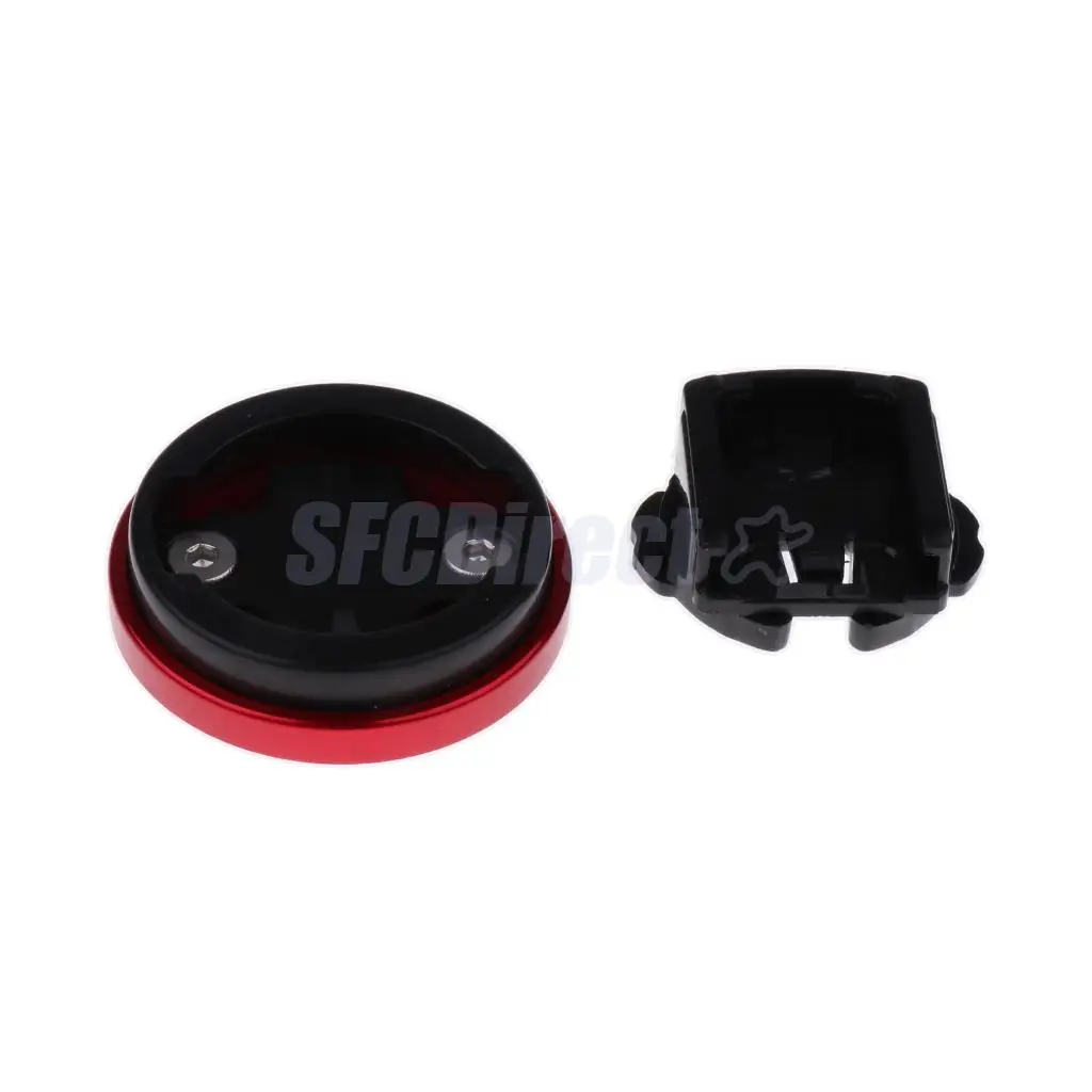 Road Mountain Bike Computer Holder Stem Top Cap Bicycle Stopwatch GPS Mount Bracket Red Black