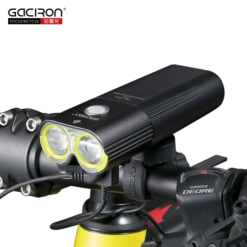 Sale GACIRON Bike Front Headlight Cycling Bicycle Rechargeable Flashlight IPX6 Waterproof 5000mAh 1600Lumen LED Lamp Bike Accessories 3 Sale GACIRON Bike Front Headlight Cycling Bicycle Rechargeable Flashlight IPX6 Waterproof 5000mAh 1600Lumen LED Lamp Bike Accessories 3