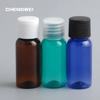 

CHENGWEI 15ml Plastic Refillable Bottle 20Pcs/Lot Mini 4 Color Choose The Color Container Cosmetic Travel Convenient Tools