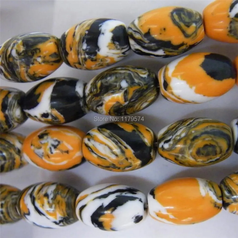 Hot new Beautiful Charming 5x8mm Multicolor Turkey Stone Jewelry Rice Loose Beads DIY Hand Made Accessories Parts 15'' dv0261 |