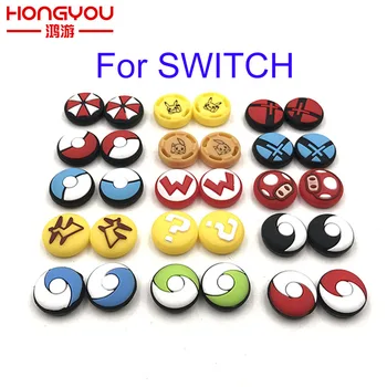 

100pcs For Joy Con Silicone Joystick Thumb Stick Grip Cover Case Analog Caps For Nintend Switch Ns Joy-con Controller