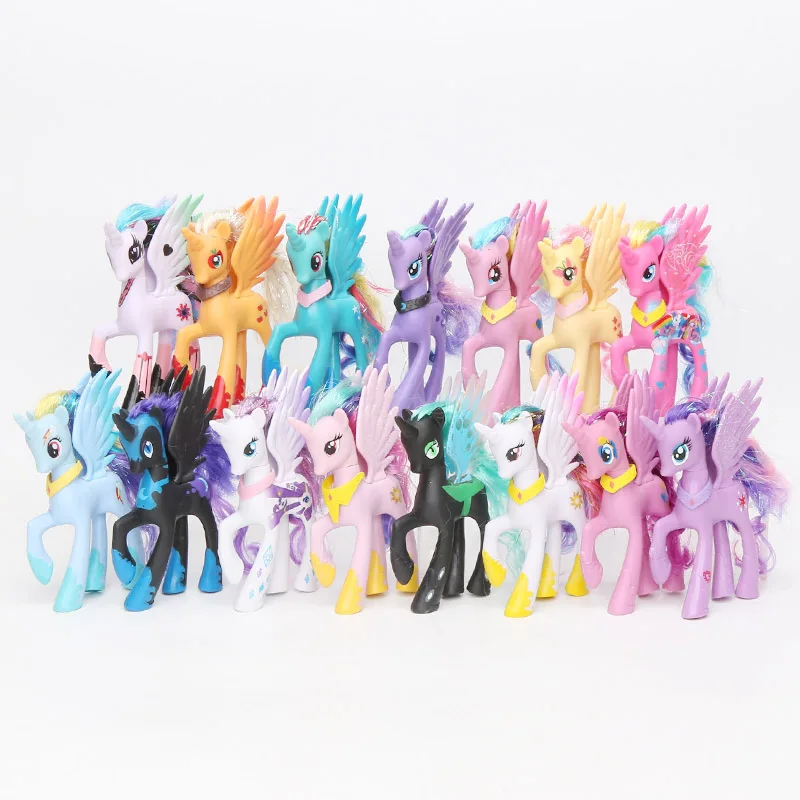 15 вариантов костюмы героев мультфильма герои в 14 см игрушки My Little Pony Принцесса