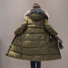 2017 Sale Full Womens Winter Jackets And Coats New Cotton Jacket Long Coat Women Collar Student Large Size Leisure Windbreaker