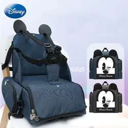 Disney пеленки мешок для Подгузники Mommy рюкзак для беременных Путешествия портативное сиденье для младенцев органайзер для ухода за