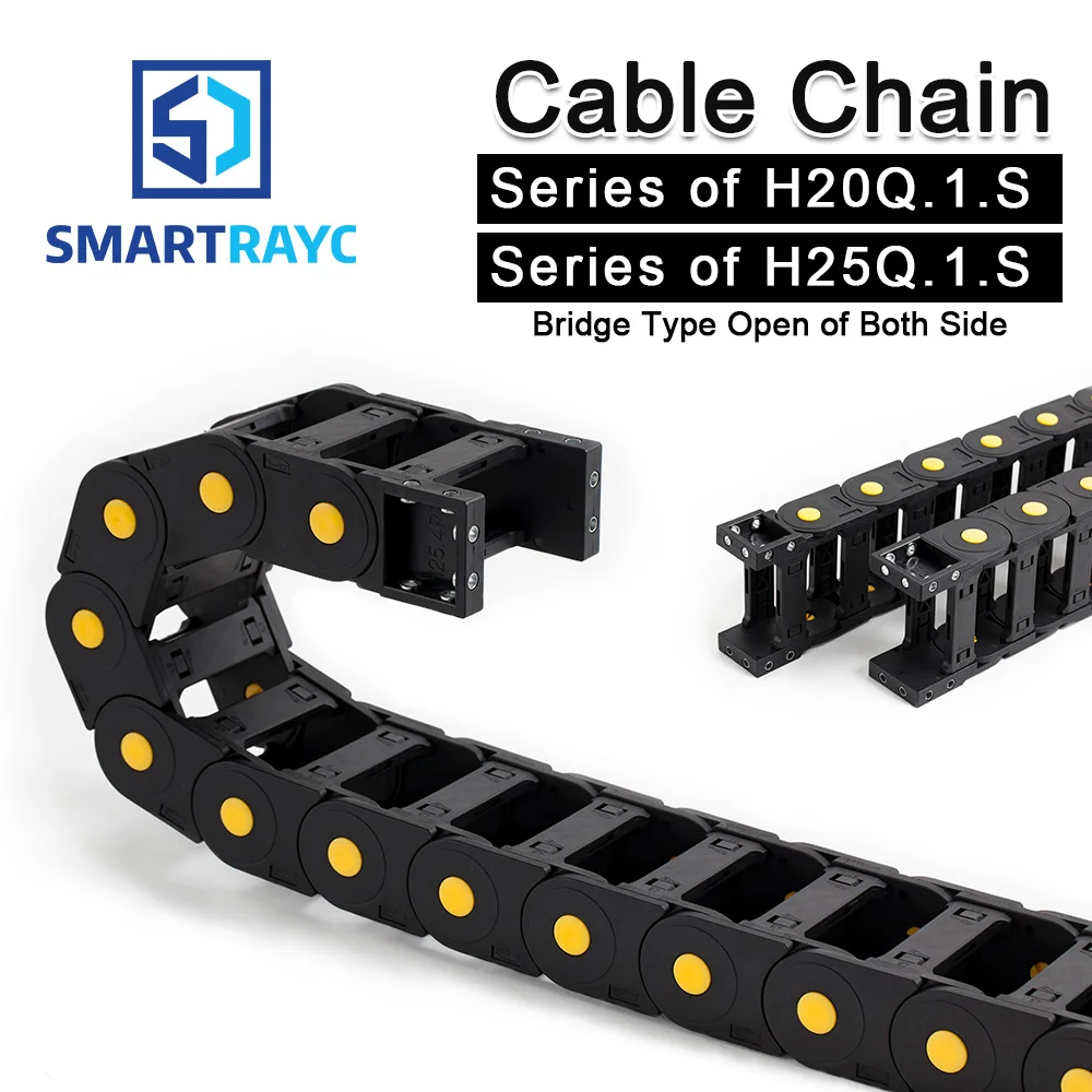

Smartrayc Cable Chains JFLO Bridge Type Both Side Opening 20x38 20x50 25x38 25x50 25x60mm Plastic Towline Transmission