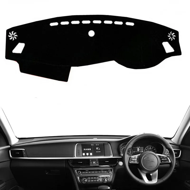 

Car Styling Dashboard Cover Mat Pad Dash Sun Shade Instrument Carpet Protector Accessories For Kia Optima K5 2016 2017 2018 2019