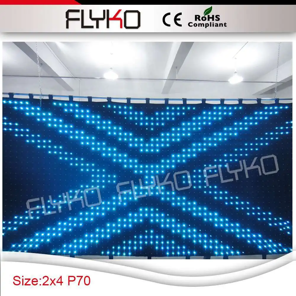Alibaba express модная P7 полноцветная мягкая светодиодная видеозанавеска|led video curtain|video