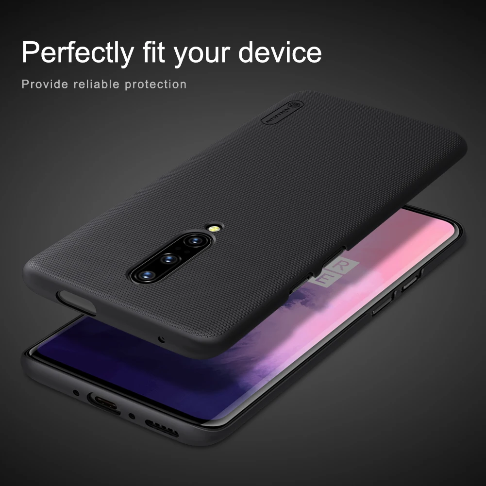 OnePlus 7 Pro чехол Nillkin матовый щит жесткая задняя крышка из ПК чехол для OnePlus 7 One Plus 7T Pro Подарочный держатель для телефона