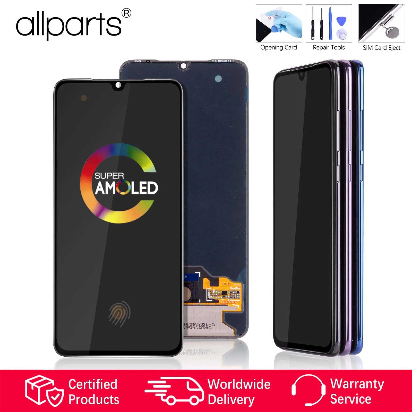 

AMOLED Original LCD For XIAOMI Mi 9 LCD Display Touch Screen with Frame For XIAOMI Mi 9 SE LCD Display Gift glue Tool