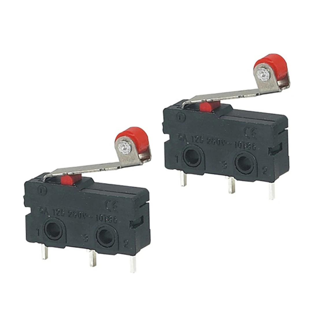 

10 Pcs Mini Micro Limit Switch Roller Lever Arm Snap Action KW12-3